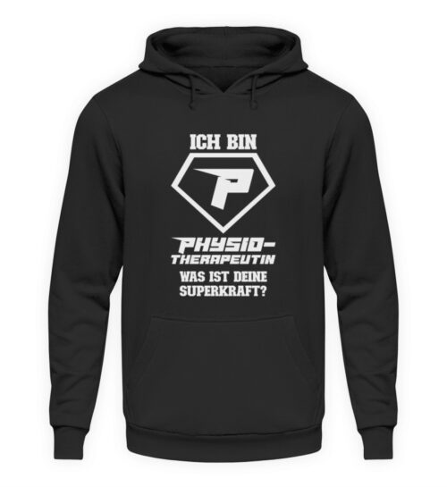 Ich bin Physiotherapteutin - Unisex Kapuzenpullover Hoodie-639