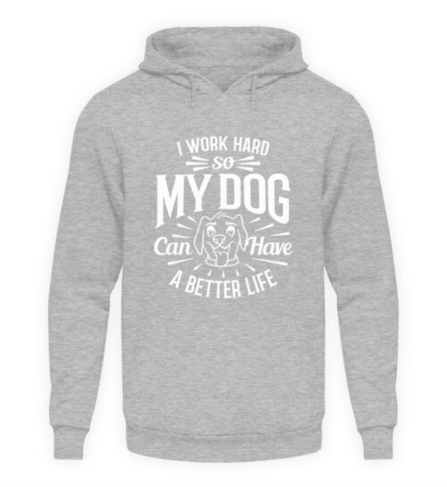 I Work Hard - Unisex Kapuzenpullover Hoodie-6807