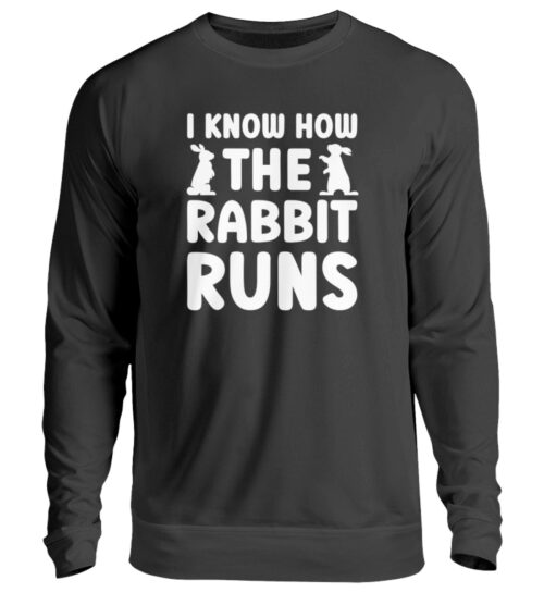 I know how the rabbit runs - Unisex Pullover-1624