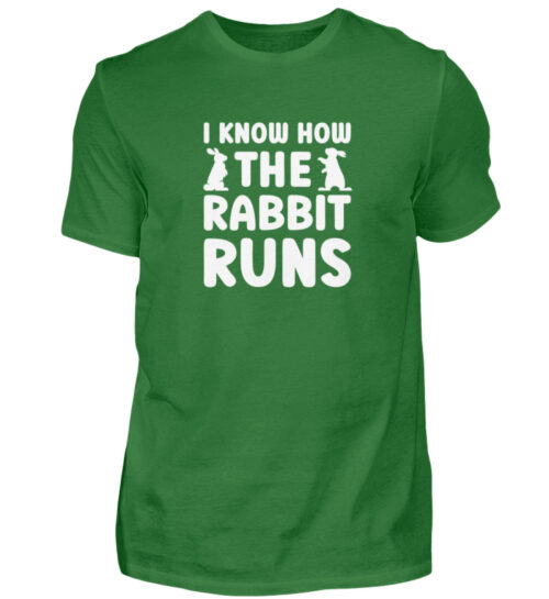 I know how the rabbit runs - Herren Shirt-718