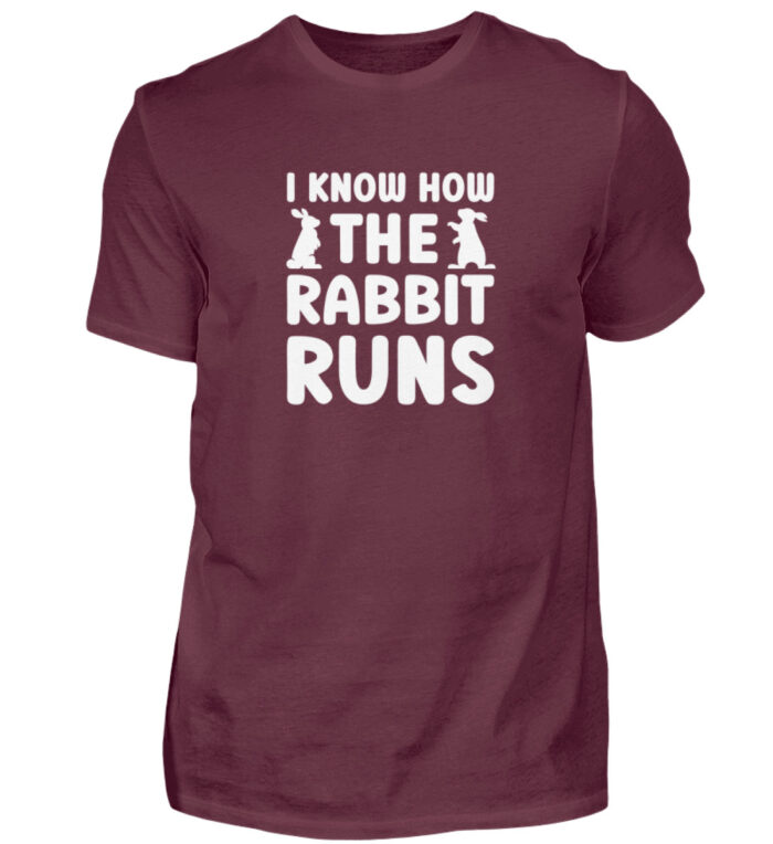 I know how the rabbit runs - Herren Shirt-839