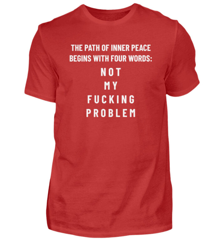 The Path Of Inner Peace - Herren Shirt-4