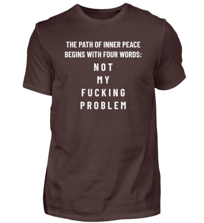 The Path Of Inner Peace - Herren Shirt-1074