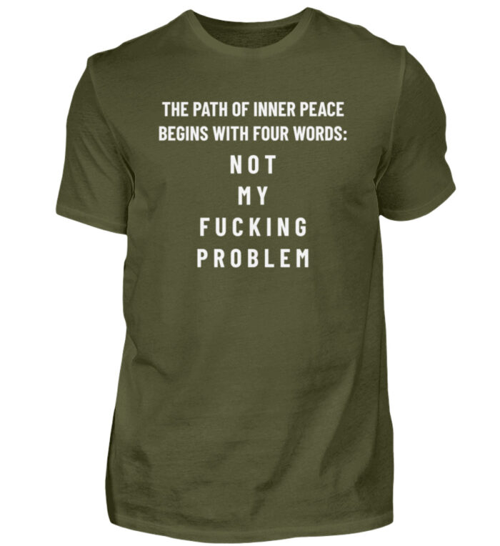 The Path Of Inner Peace - Herren Shirt-1109