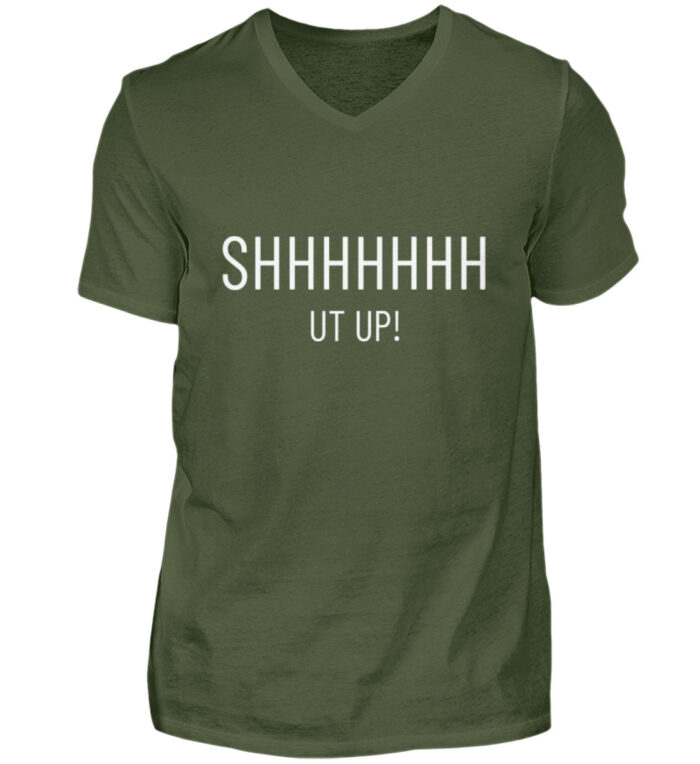 Shut Up - Herren V-Neck Shirt-2587