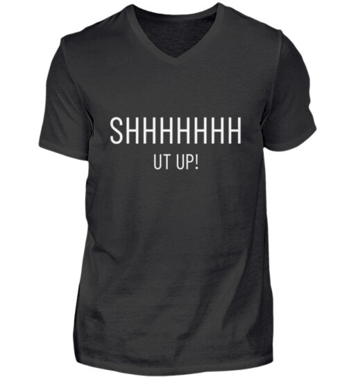 Shut Up - Herren V-Neck Shirt-16