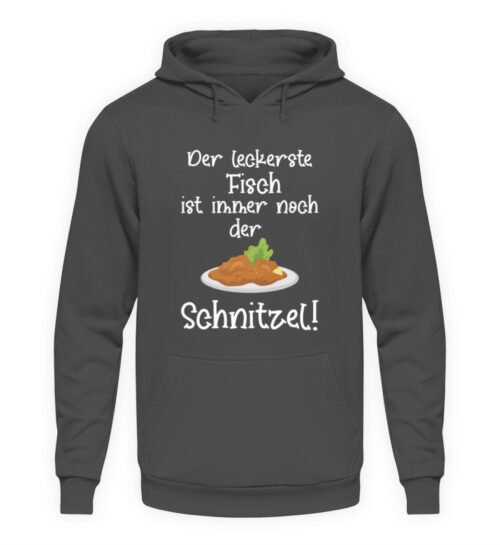 Der leckerste Fisch ist immer noch der Schnitzel - Unisex Kapuzenpullover Hoodie-1762