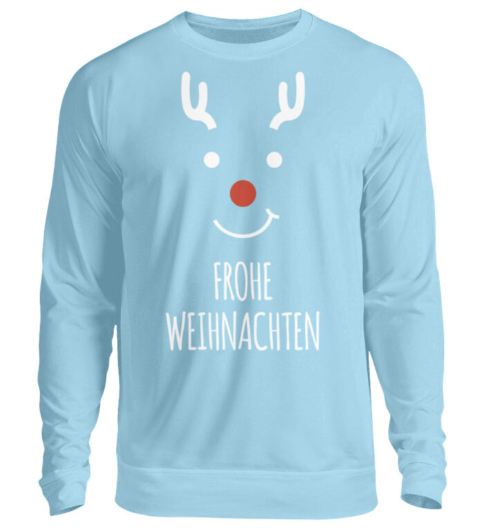 Frohe Weihnachten Deer - Unisex Pullover-674