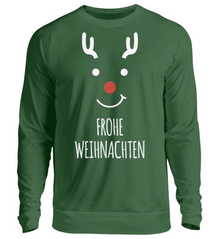 Frohe Weihnachten Deer - Unisex Pullover-833