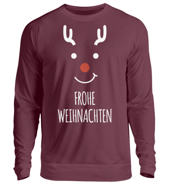 Frohe Weihnachten Deer - Unisex Pullover-839