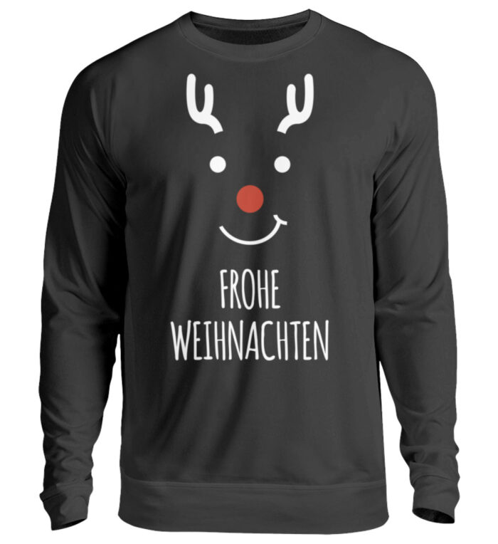 Frohe Weihnachten Deer - Unisex Pullover-1624