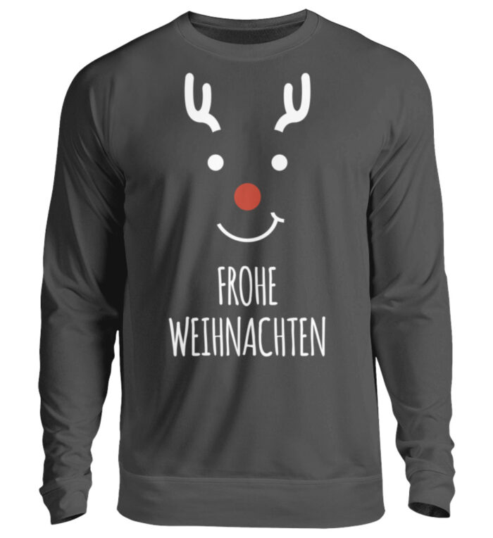 Frohe Weihnachten Deer - Unisex Pullover-1768