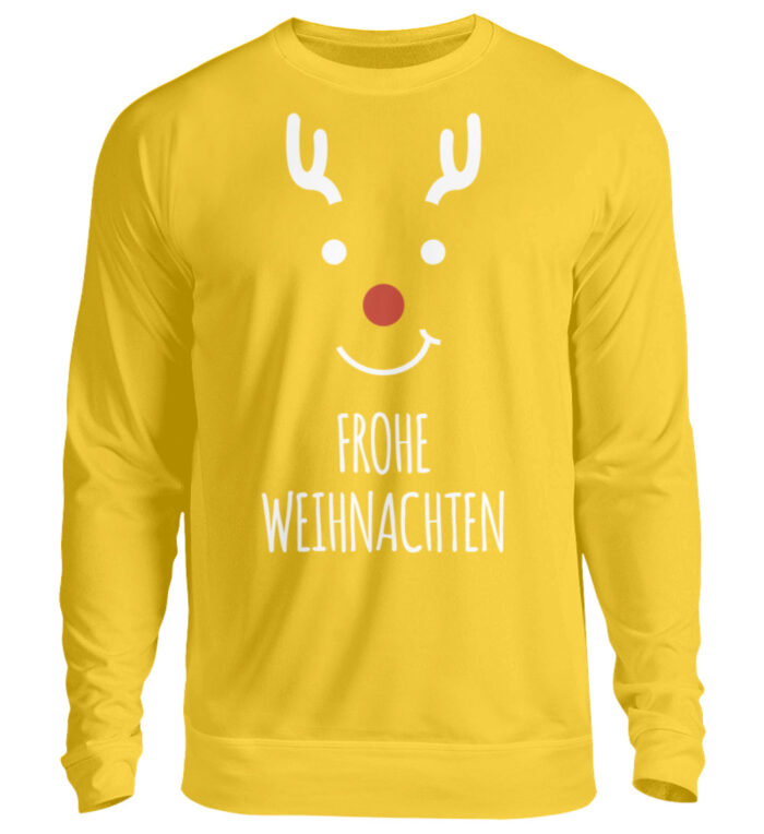 Frohe Weihnachten Deer - Unisex Pullover-1774