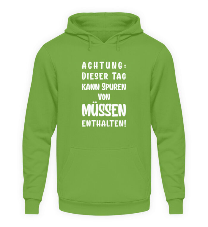 Dieser Tag kann Spuren enthalten - Unisex Kapuzenpullover Hoodie-1646