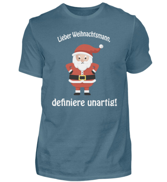 Weihnachtsmann - definiere unartig - Herren Shirt-1230