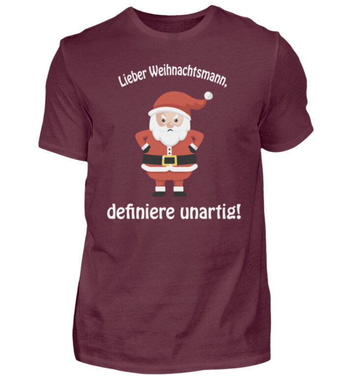 Weihnachtsmann - definiere unartig - Herren Shirt-839