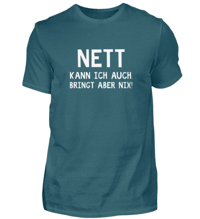 Nett kann ich auch - Herren Shirt-1096