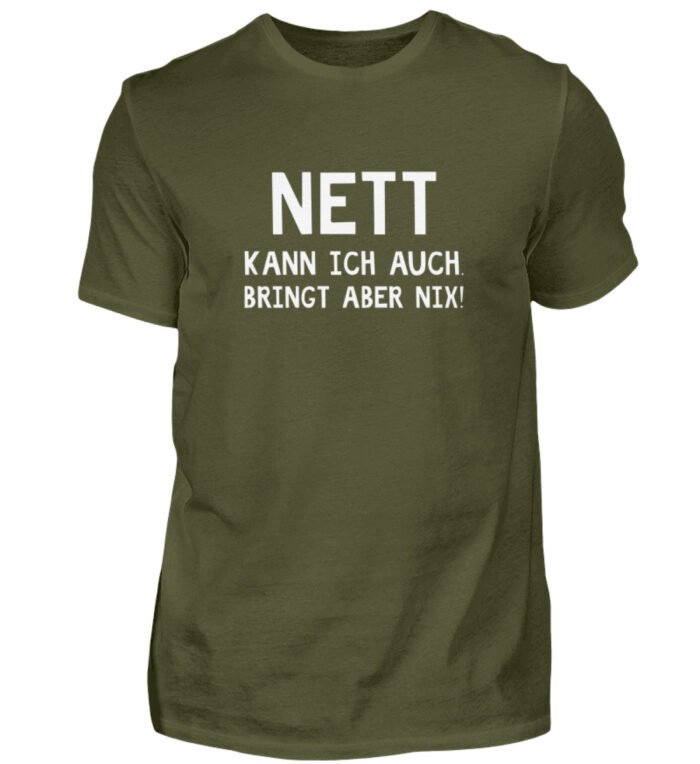 Nett kann ich auch - Herren Shirt-1109