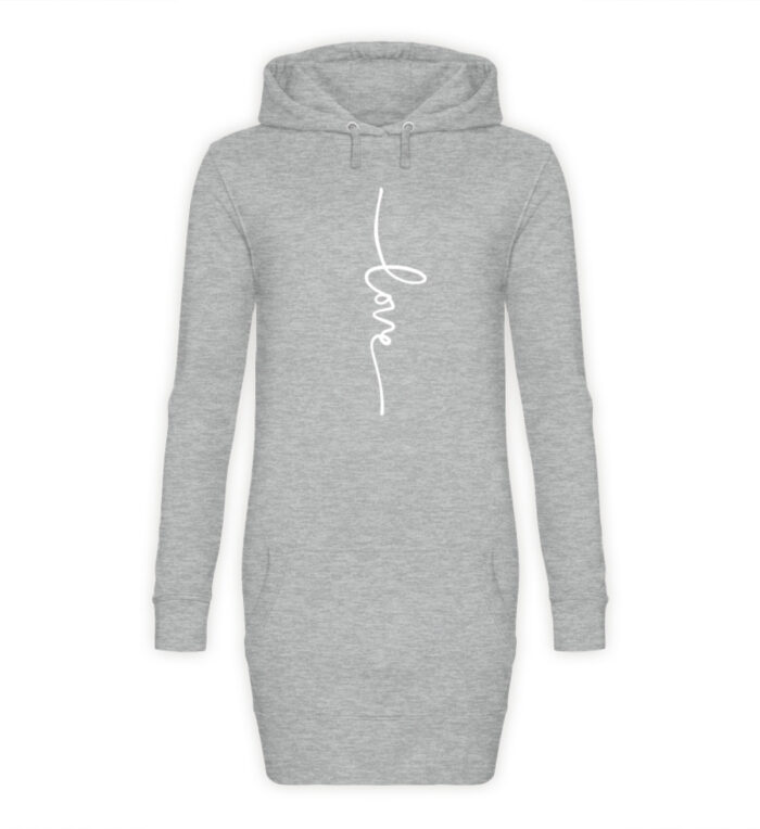 Love - Damen Hoodie-Kleid-6807