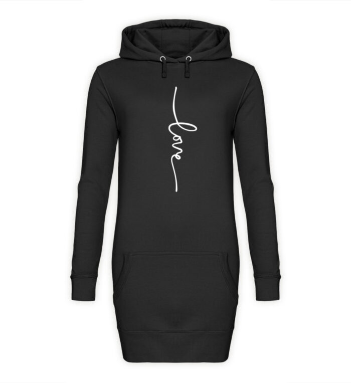 Love - Damen Hoodie-Kleid-1624