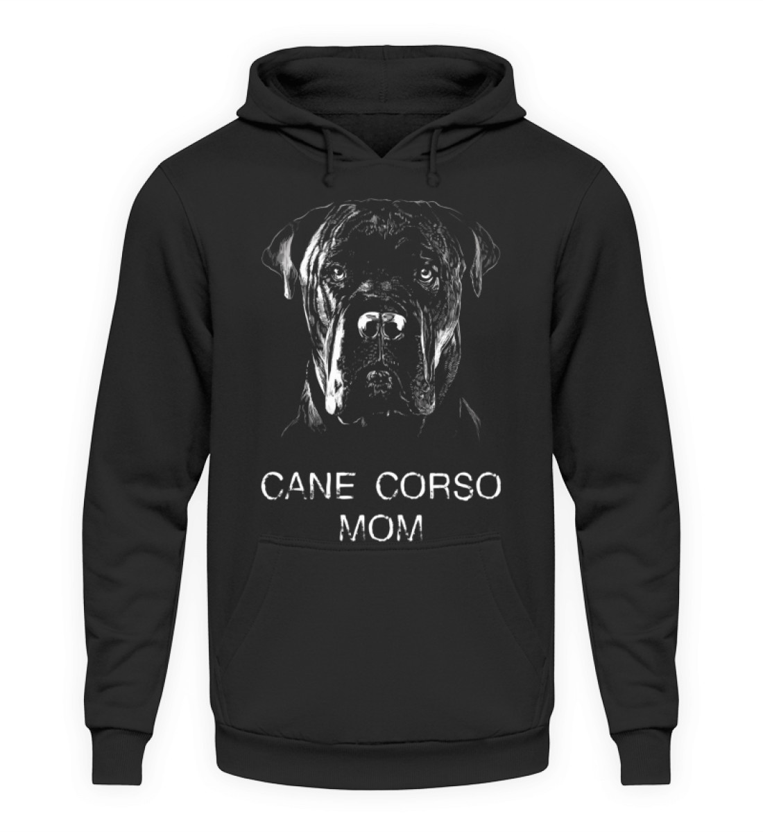 Cane Corso Mom - Hoodie für Hunde-Frauchen - Unisex Kapuzenpullover Hoodie-639