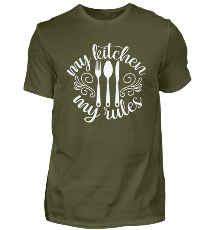 My Kitchen - My Rules - Herren Shirt-1109