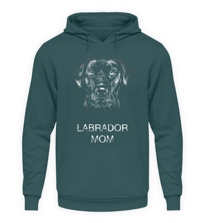 Labrador Mom - Hoodie für Hunde-Frauchen - Unisex Kapuzenpullover Hoodie-1461