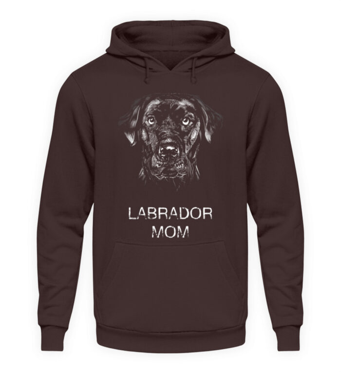 Labrador Mom - Hoodie für Hunde-Frauchen - Unisex Kapuzenpullover Hoodie-1604