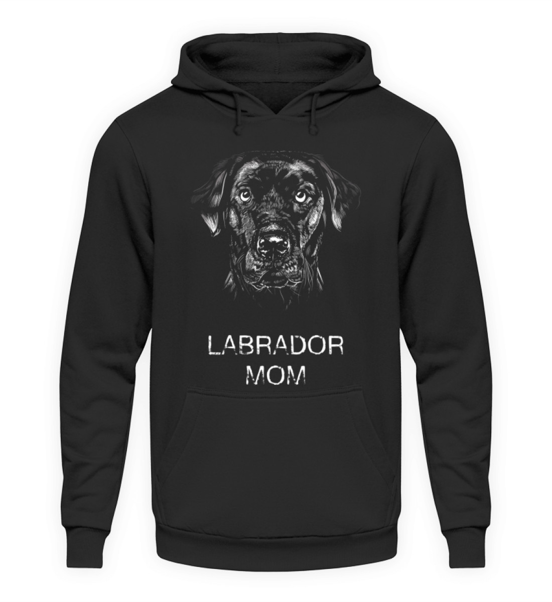 Labrador Mom - Hoodie für Hunde-Frauchen - Unisex Kapuzenpullover Hoodie-639