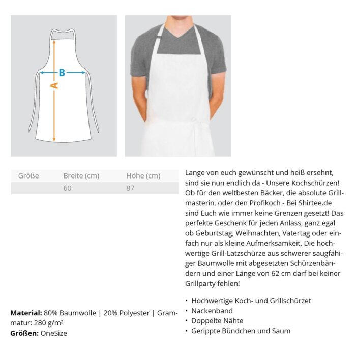 My Kitchen - My Rules - Hochwertige Grillschürze – Bild 3