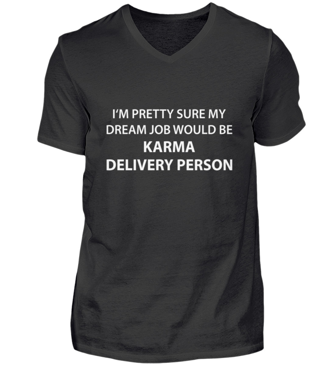 Dreamjob - Herren V-Neck Shirt-16