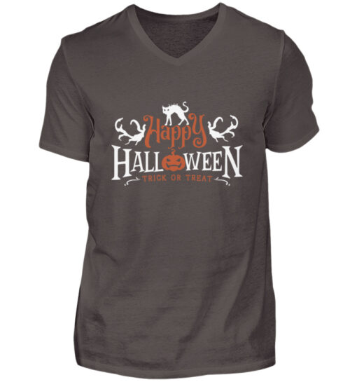 Happy Halloween - Trick Or Treat - Herren V-Neck Shirt-2618