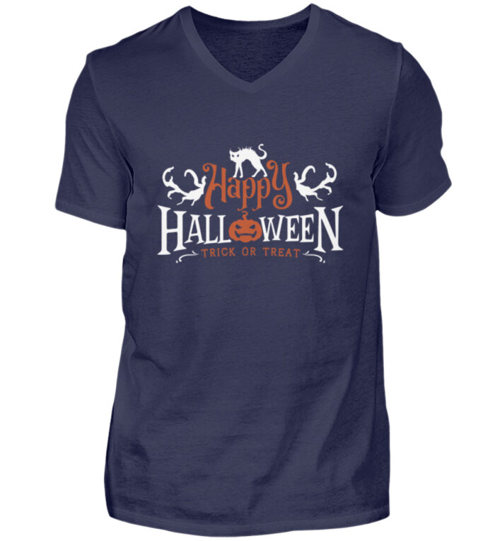 Happy Halloween - Trick Or Treat - Herren V-Neck Shirt-198