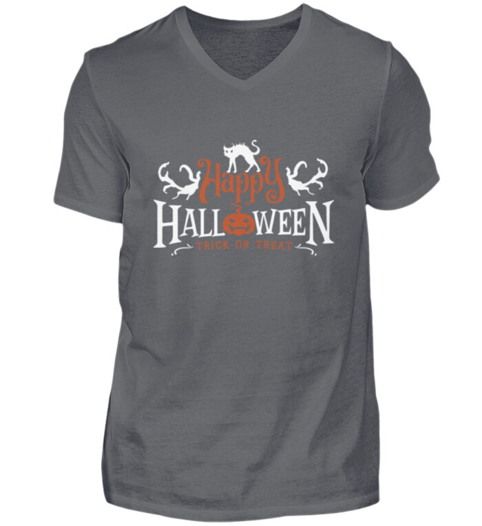 Happy Halloween - Trick Or Treat - Herren V-Neck Shirt-70