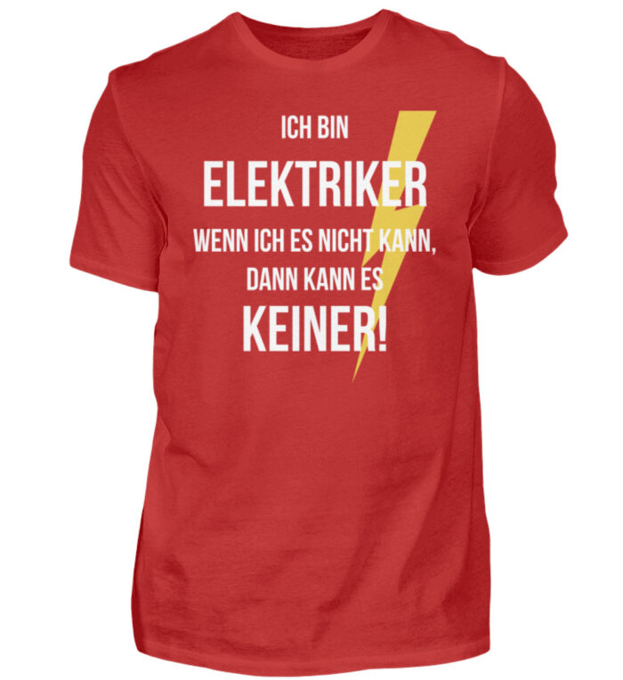 Ich bin Elektriker - Herren Shirt-4