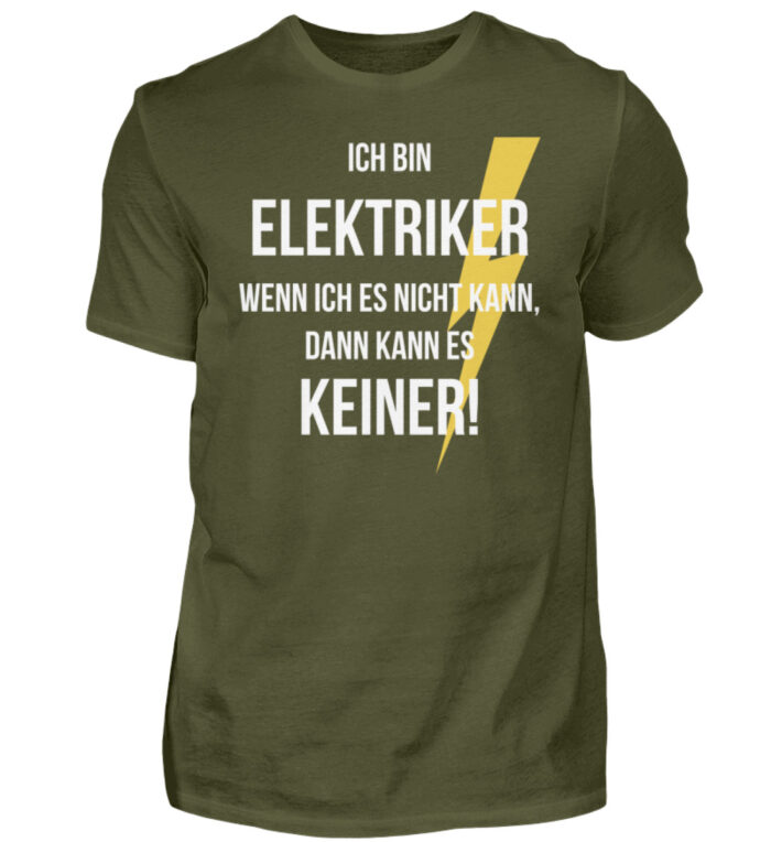 Ich bin Elektriker - Herren Shirt-1109