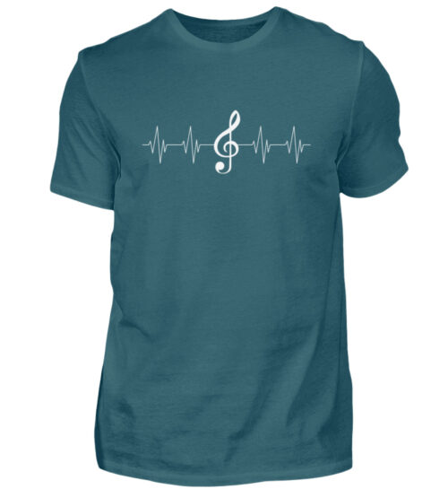 My Heart Beats Like Music - Herren Shirt-1096