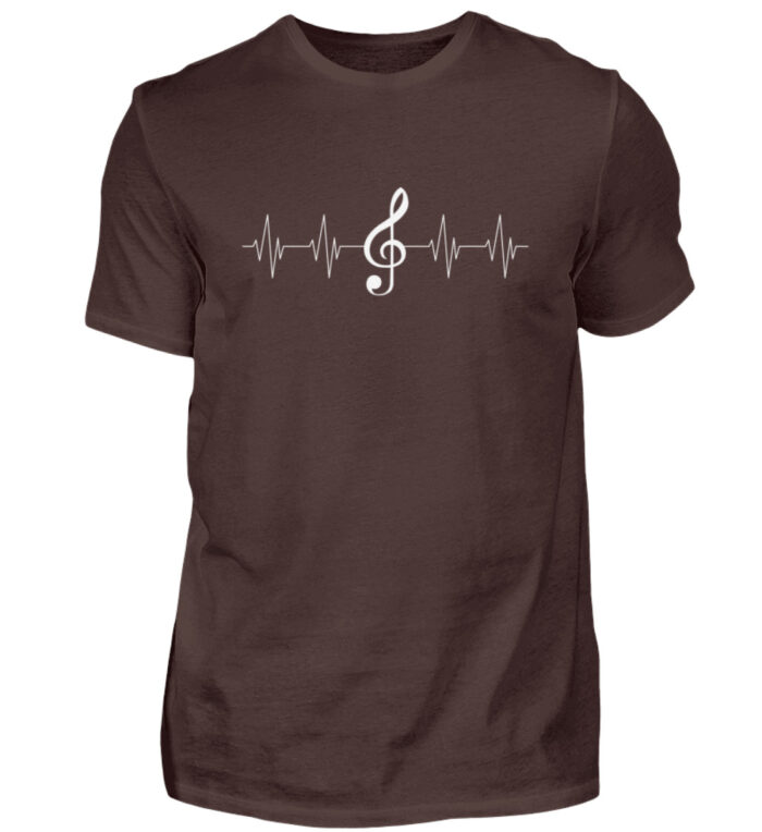 My Heart Beats Like Music - Herren Shirt-1074