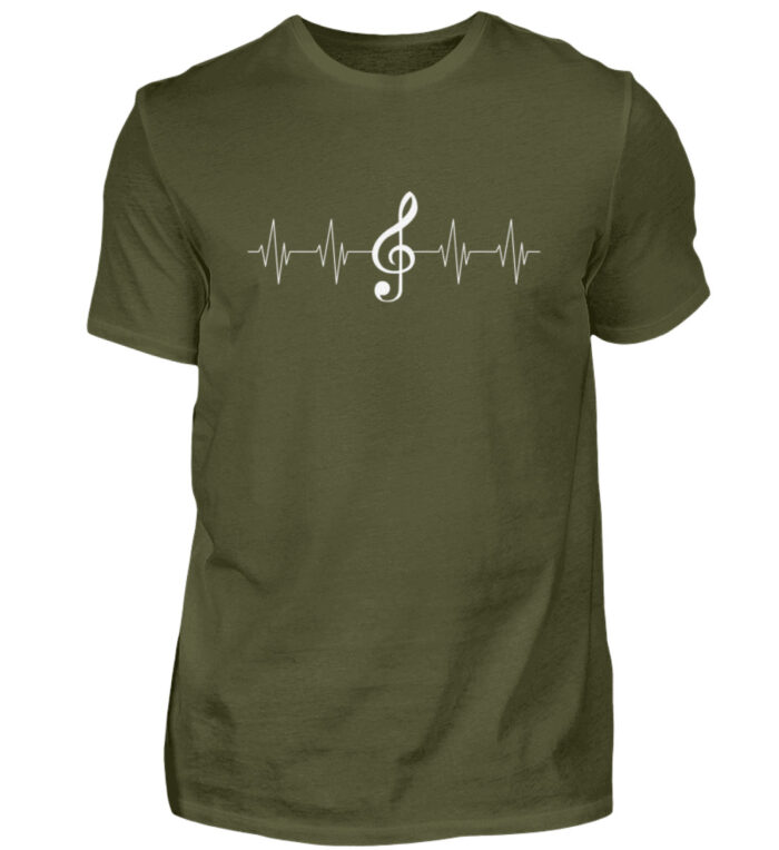 My Heart Beats Like Music - Herren Shirt-1109