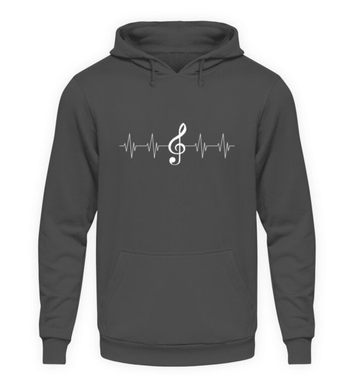 My Heart Beats Like Music - Unisex Kapuzenpullover Hoodie-1762