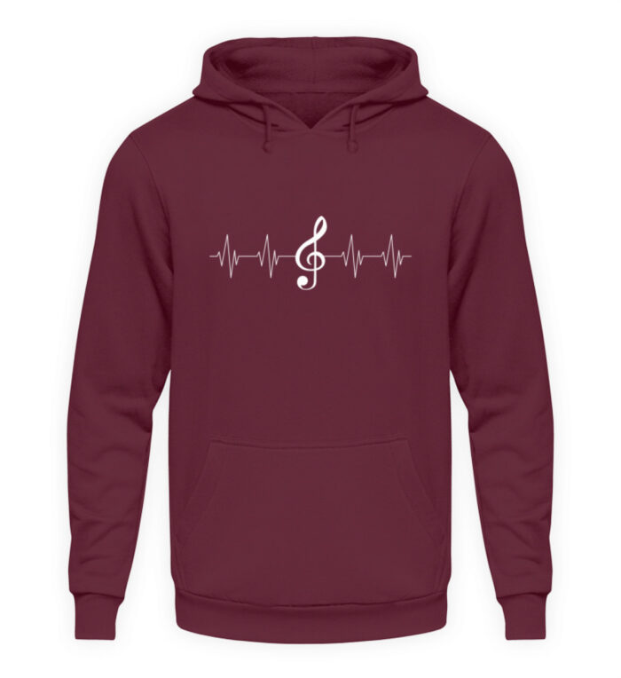 My Heart Beats Like Music - Unisex Kapuzenpullover Hoodie-839