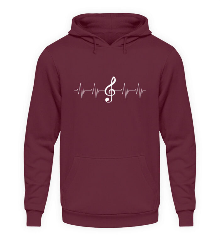 My Heart Beats Like Music - Unisex Kapuzenpullover Hoodie-839