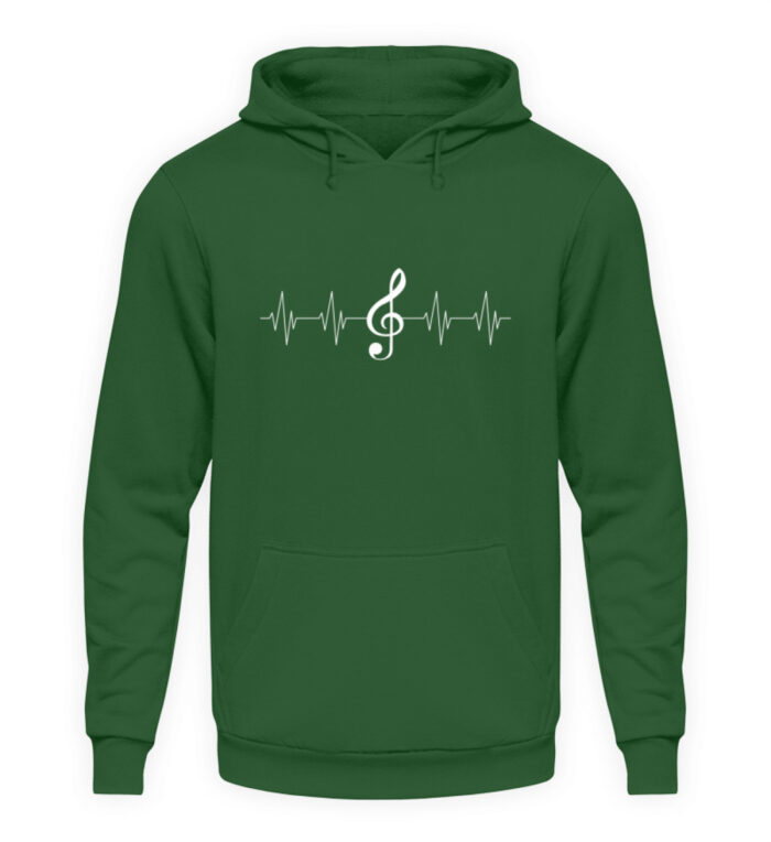 My Heart Beats Like Music - Unisex Kapuzenpullover Hoodie-833