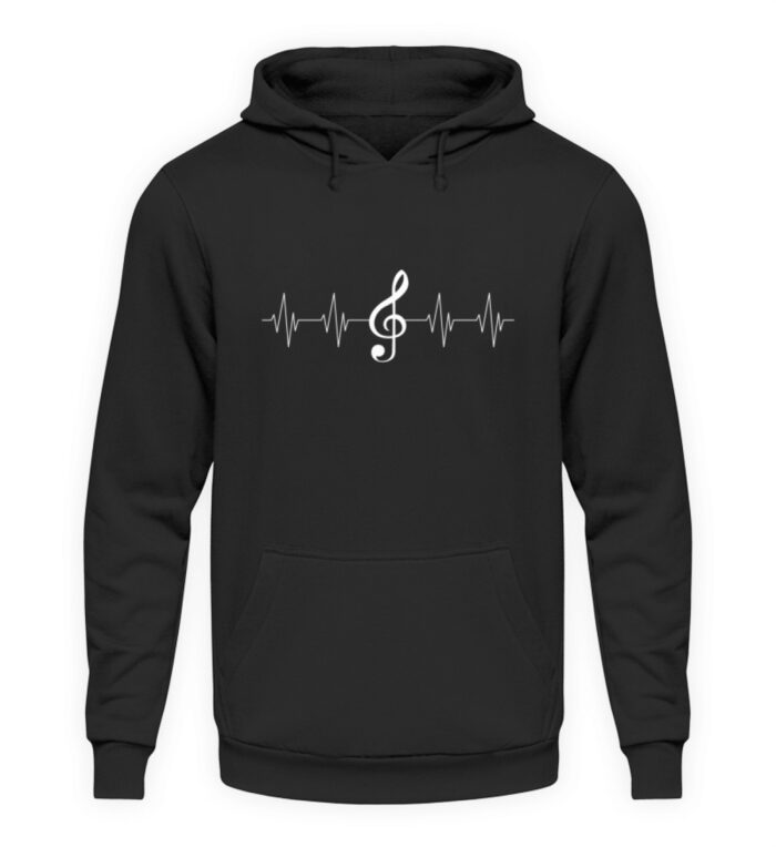 My Heart Beats Like Music - Unisex Kapuzenpullover Hoodie-1624