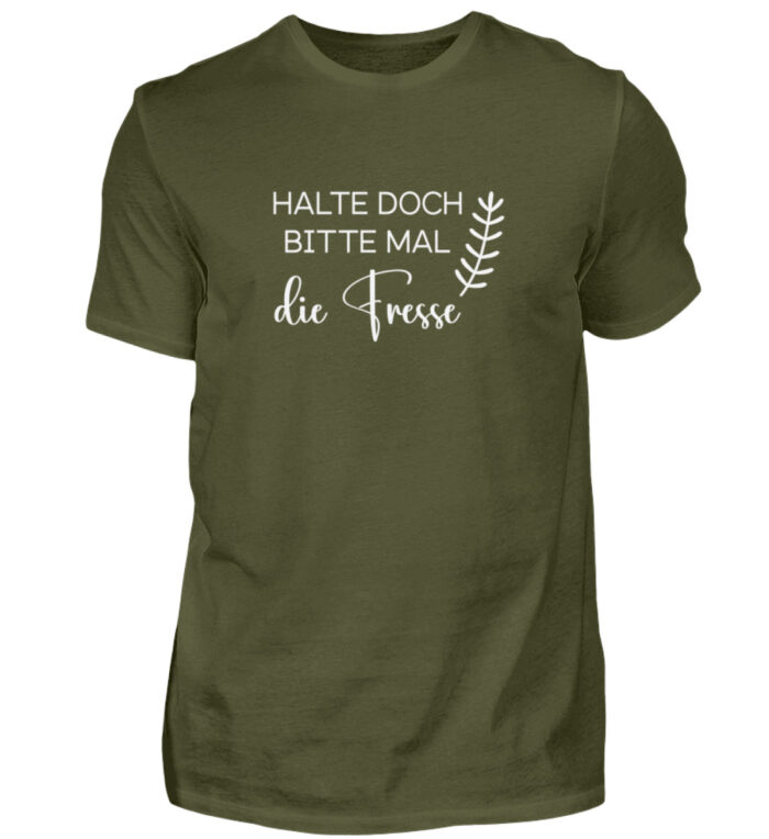 Halte doch bitte mal die Fresse - Herren Shirt-1109