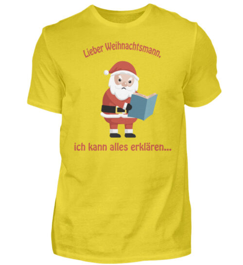 Santa ich kann alles erklären rd - Herren Shirt-1102