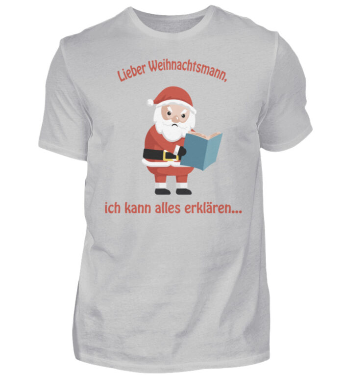 Santa ich kann alles erklären rd - Herren Shirt-1157