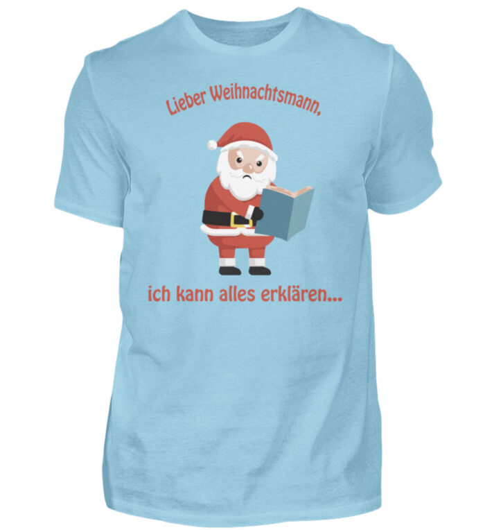Santa ich kann alles erklären rd - Herren Shirt-674