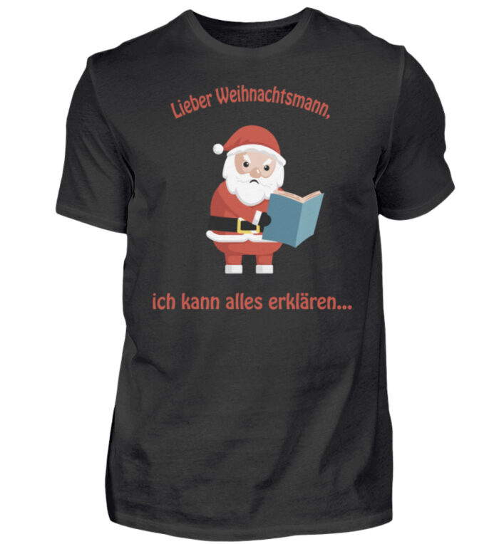 Santa ich kann alles erklären rd - Herren Shirt-16