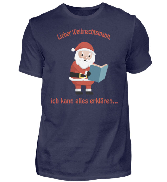 Santa ich kann alles erklären rd - Herren Shirt-198